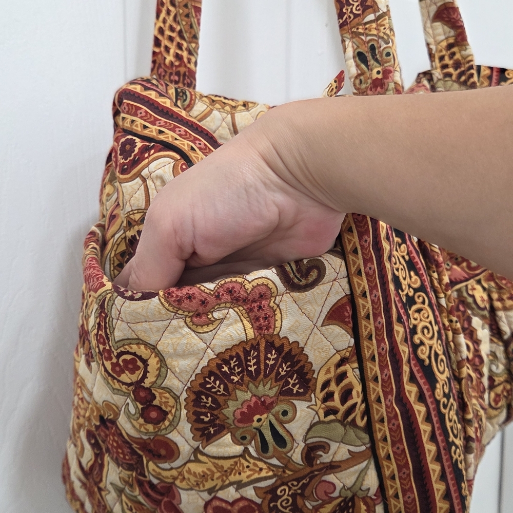 Paisley Patterned Tote Bag - Multicolor - Picture 6 of 11